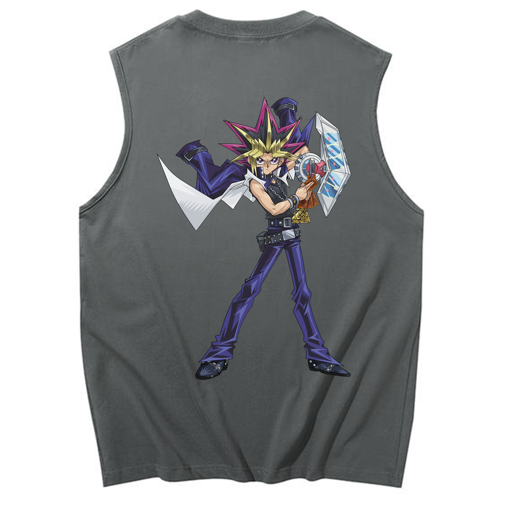 （画像用） 遊☆戯☆王 Yu-Gi-Oh! コットン100％タンクトップ（背面プリント）